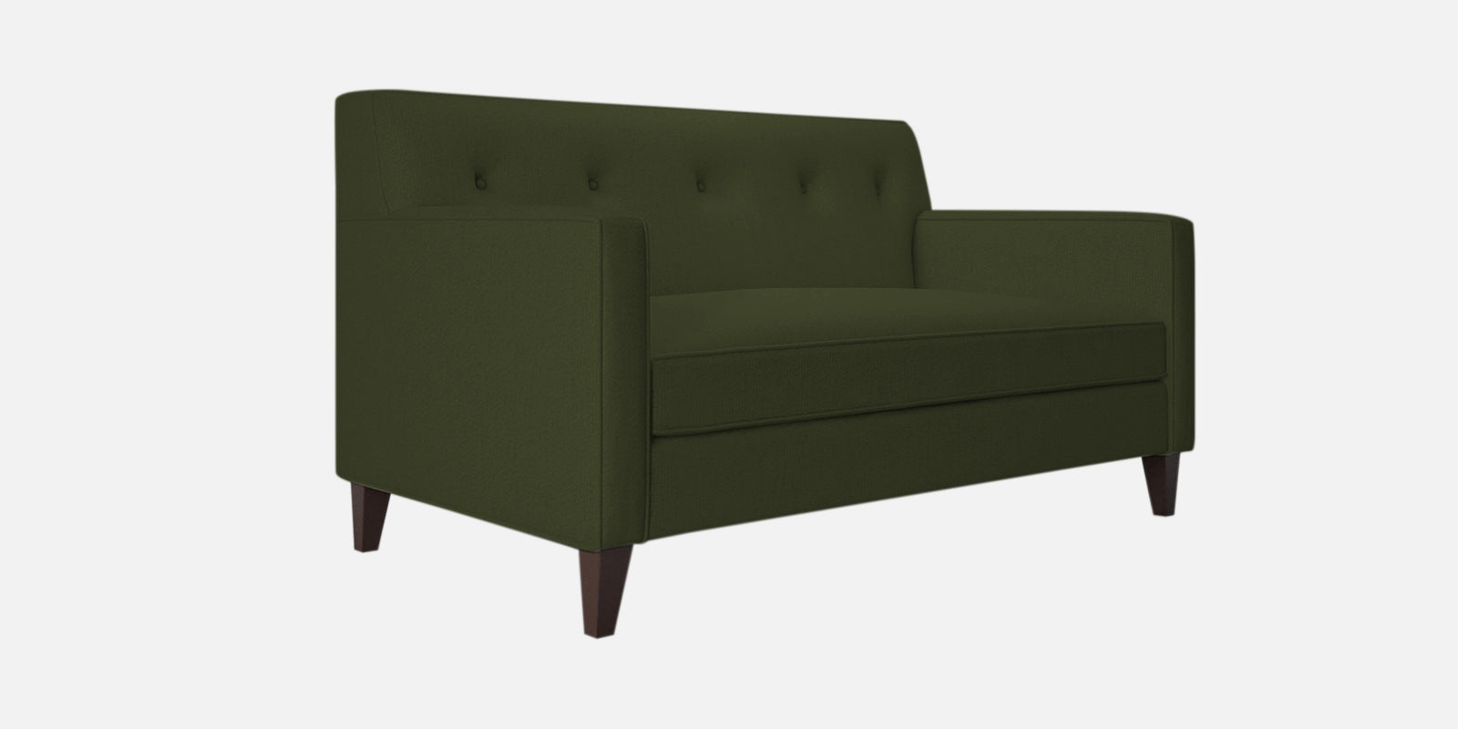 Miller Fabric 2 Seater Sofa In Olive Green Colour - Febonic Living
