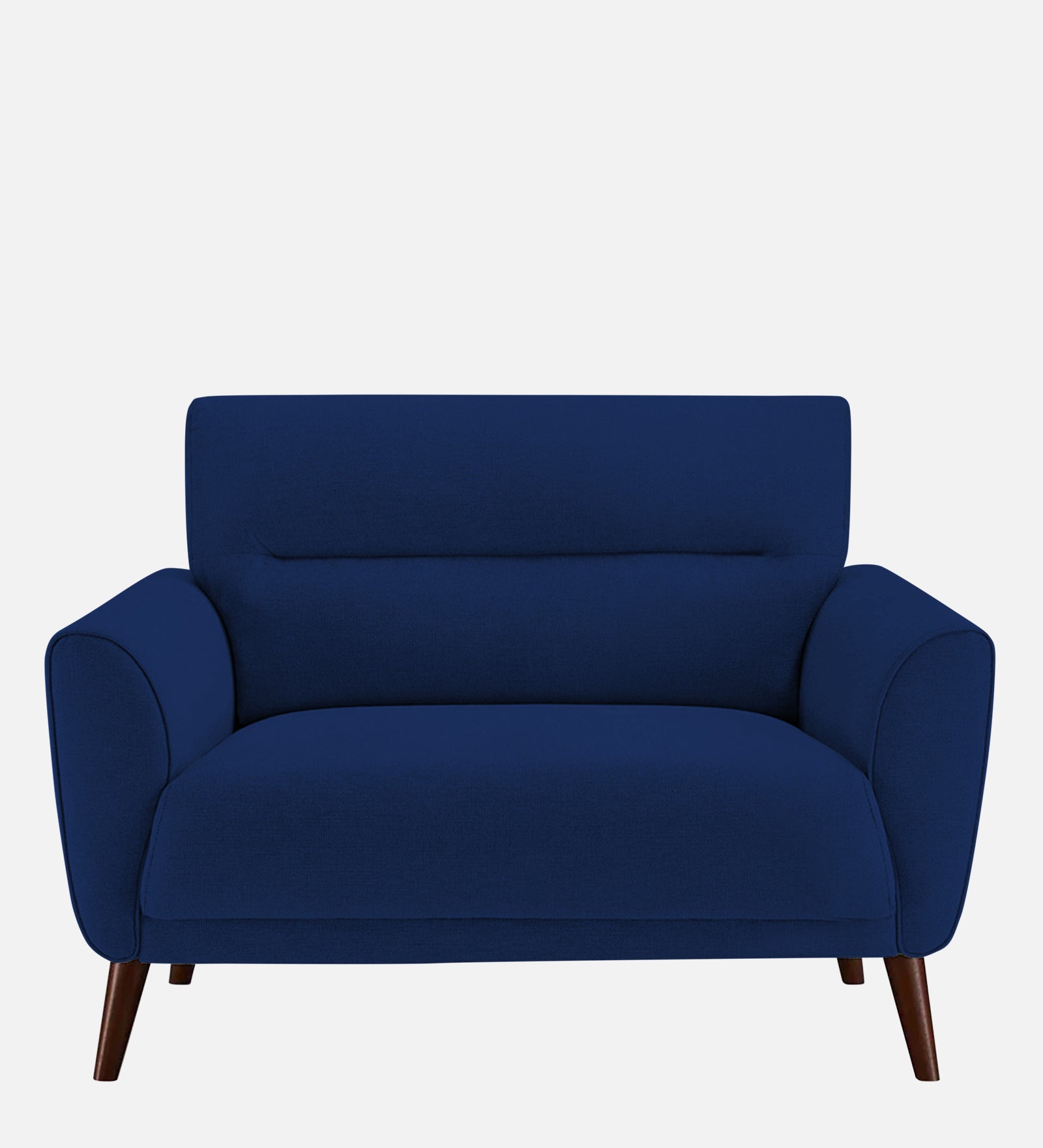 Castro Fabric 1 Seater Sofa In Royal Blue Colour - Febonic Living