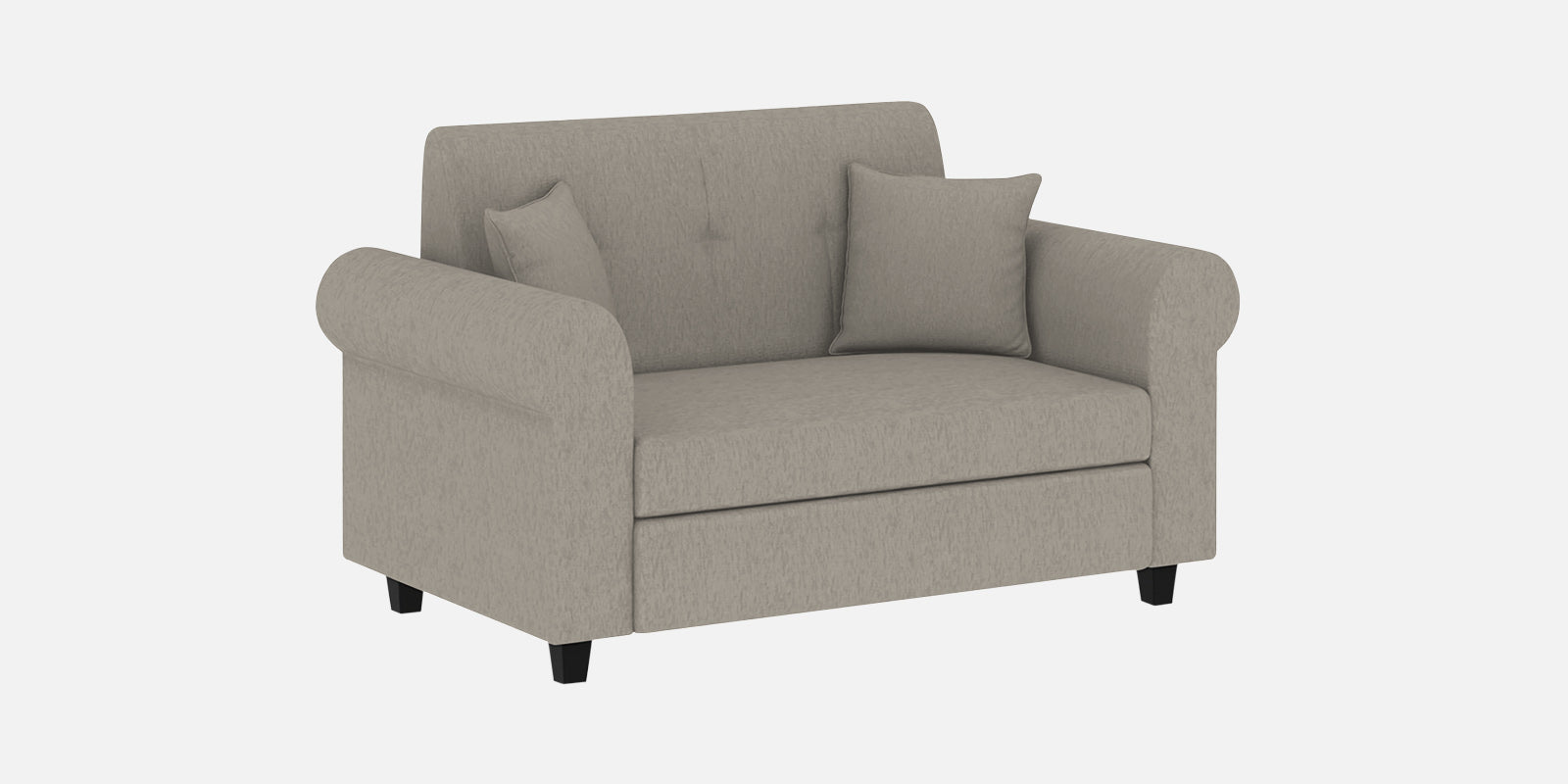 Derado Fabric 2 Seater Sofa In Ash Grey Colour - Febonic Living