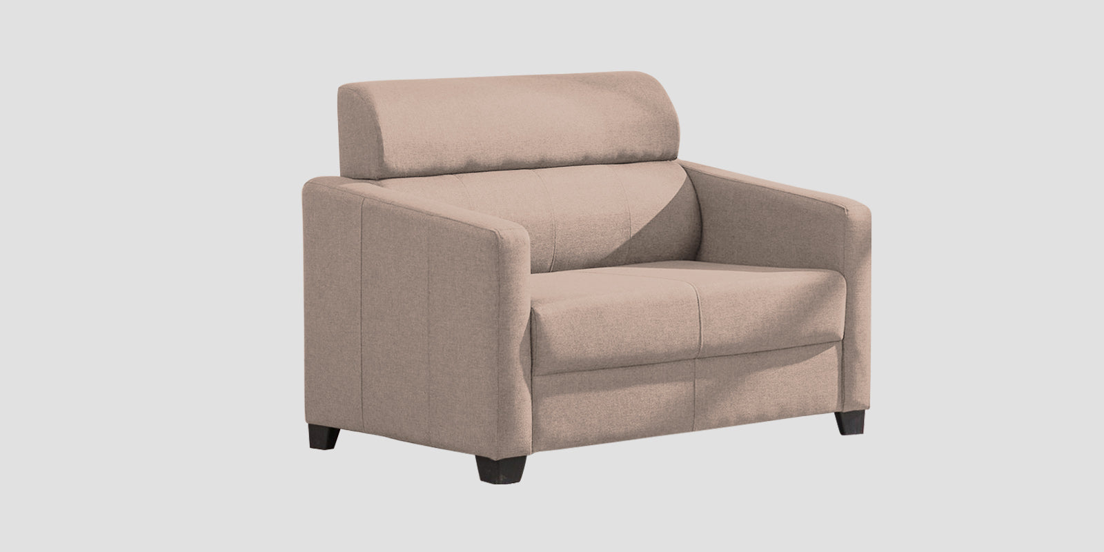 Devo Fabric 2 Seater Sofa In Kadhi Beige Colour - Febonic Living