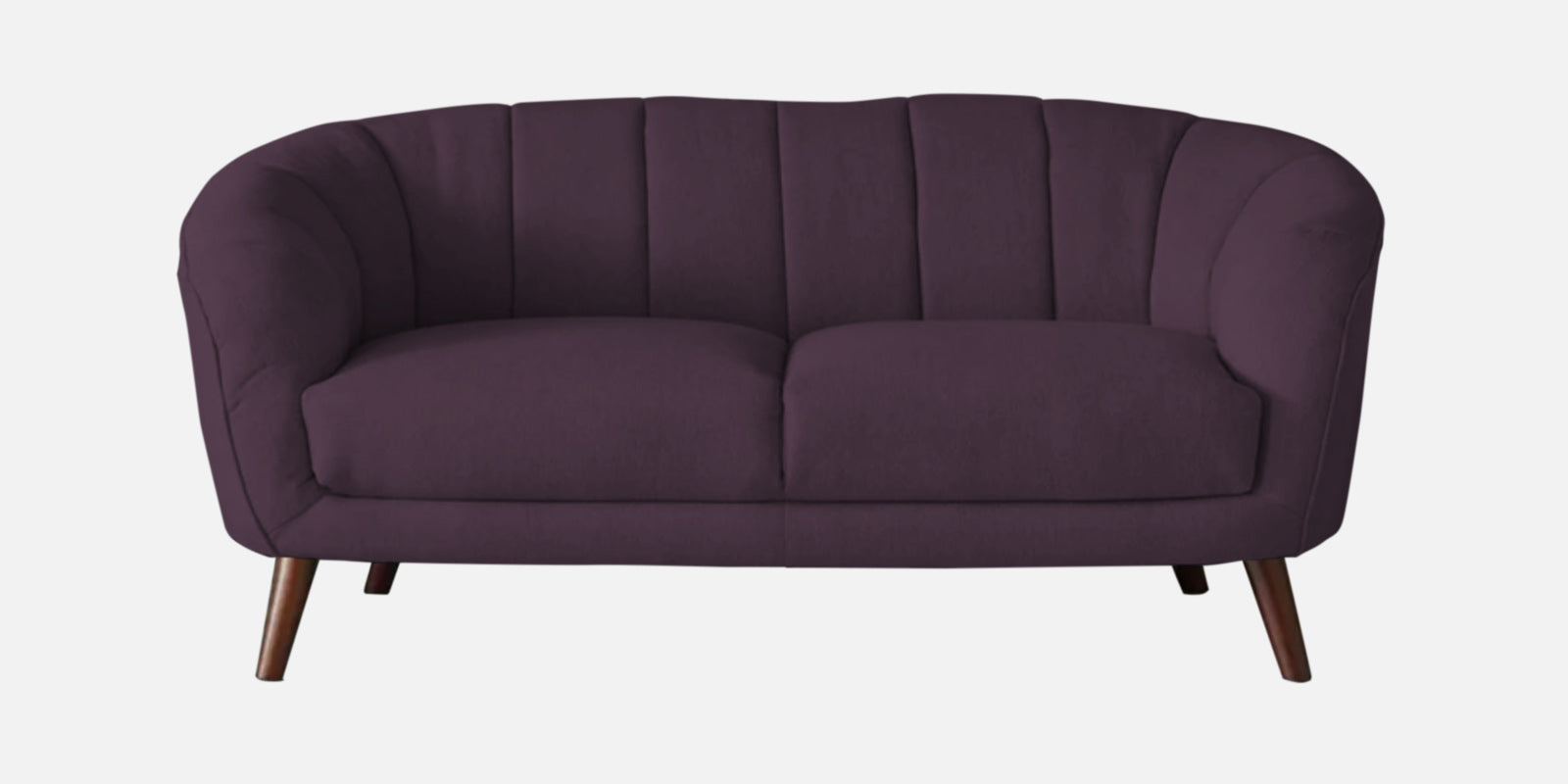 Benjamin Fabric 2 Seater Sofa In Greek Purple Colour - Febonic Living