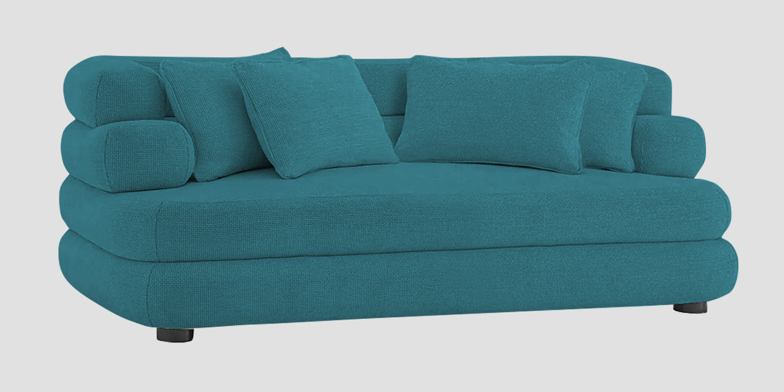 Wener Fabric 2 Seater Sofa In Water Blue Colour - Febonic Living