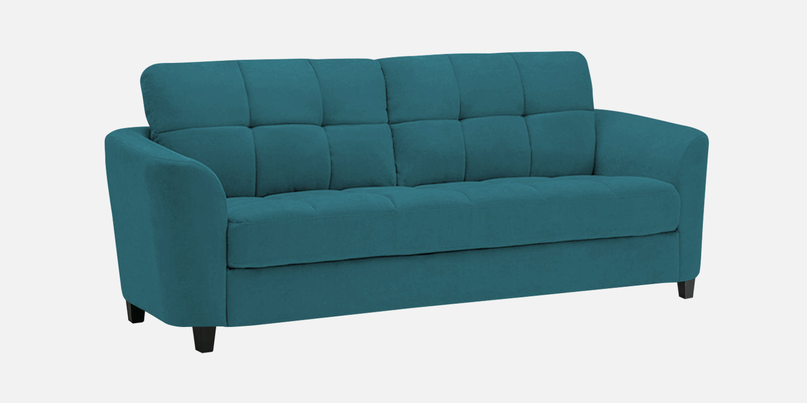 Mulan Fabric 2 Seater Sofa In Water Blue Colour - Febonic Living