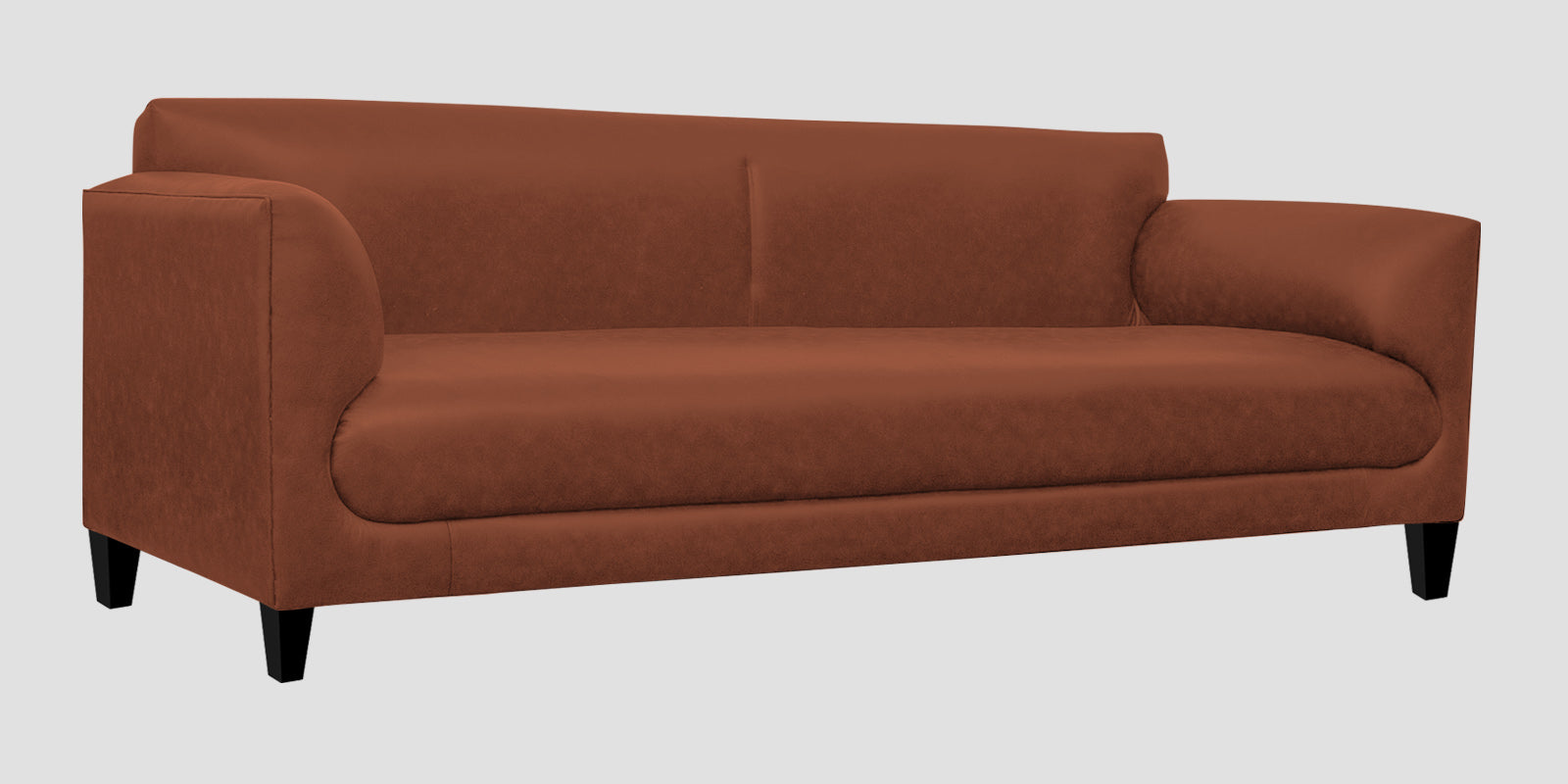 Convi Leatherette 3 Seater Sofa in Sandle Brown Colour