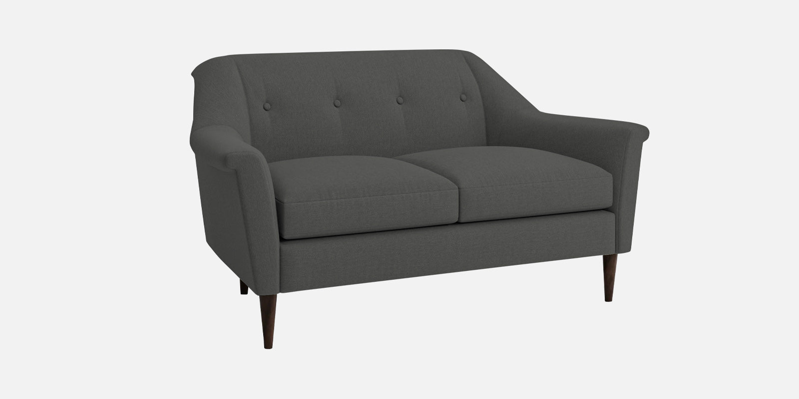Homer Fabric 2 Seater Sofa In Stone Grey Colour - Febonic Living