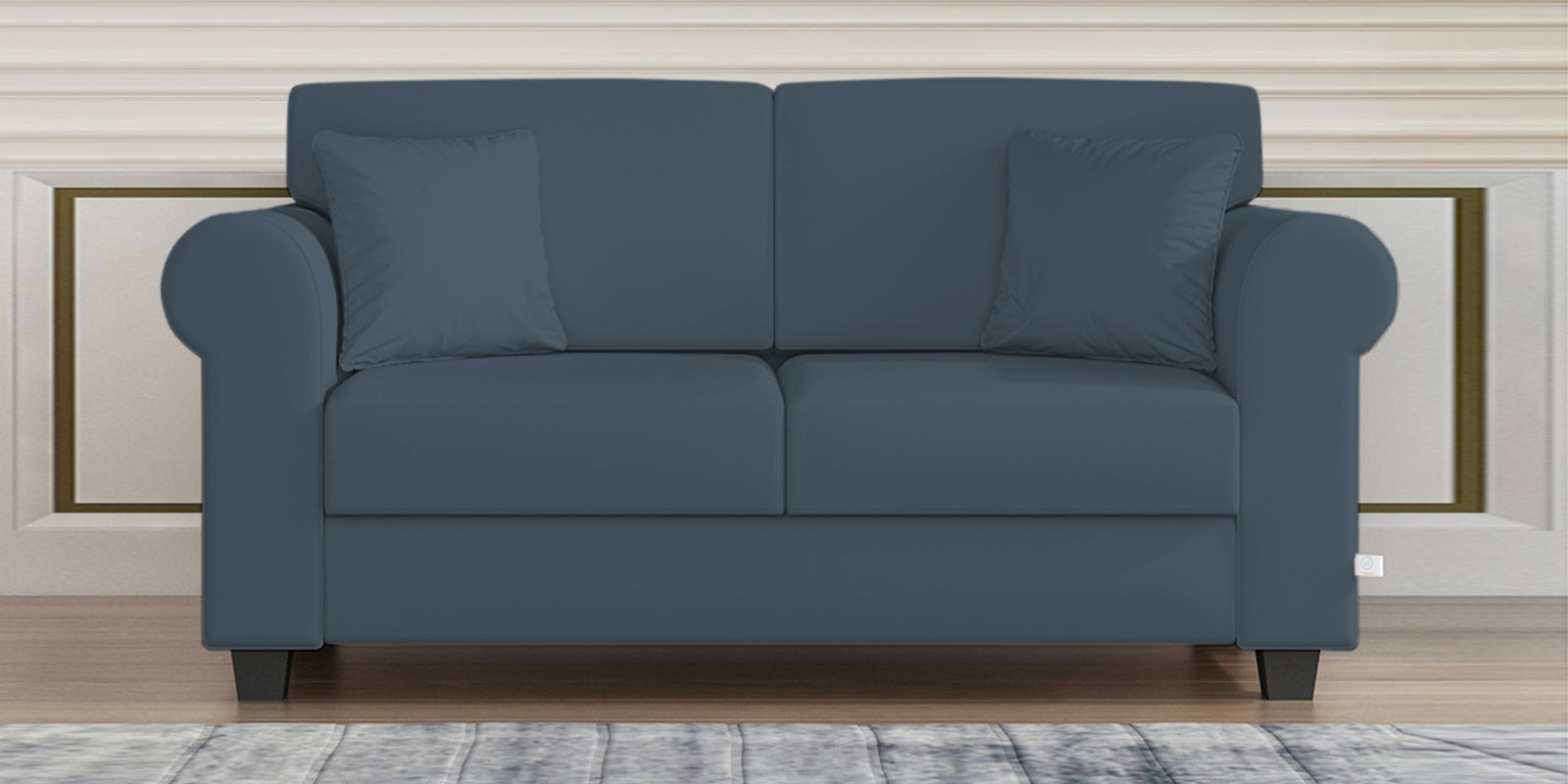 Numonk Velvet 2 Seater Sofa In Oxford Blue Colour - Febonic Living
