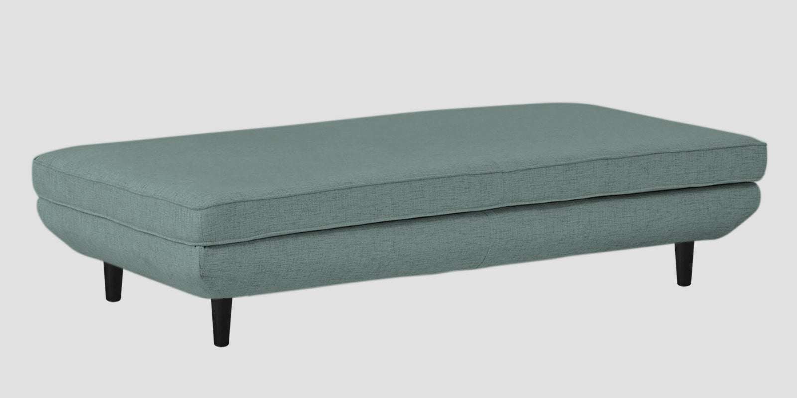 Hiver Fabric Day Bed Sofa In Suka Beige Colour With Back Rest - Febonic Living