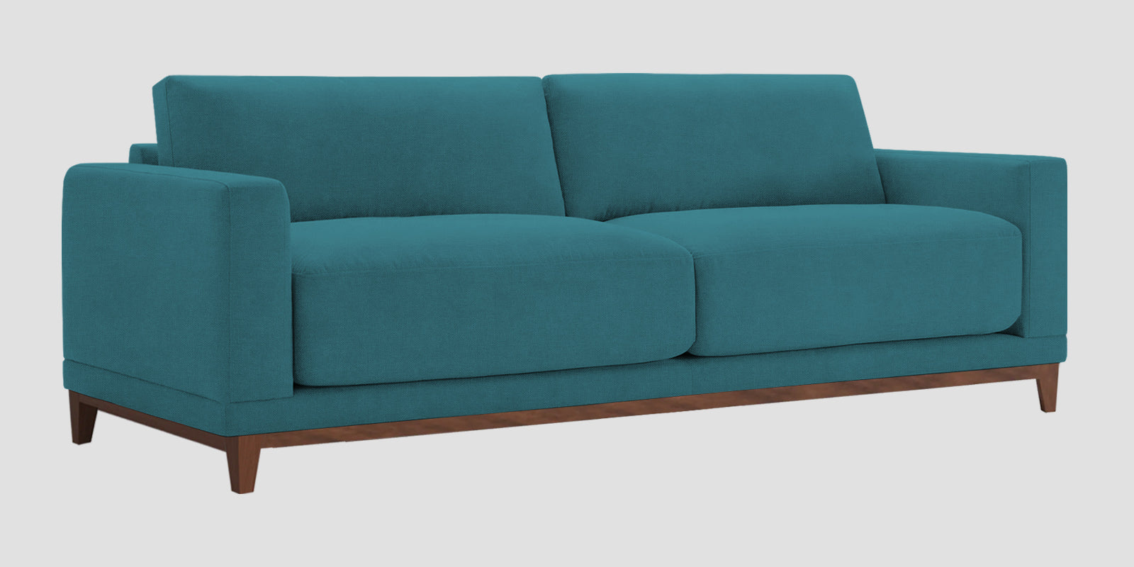 Esha Fabric 3 Seater Sofa In Water Blue Colour - Febonic Living