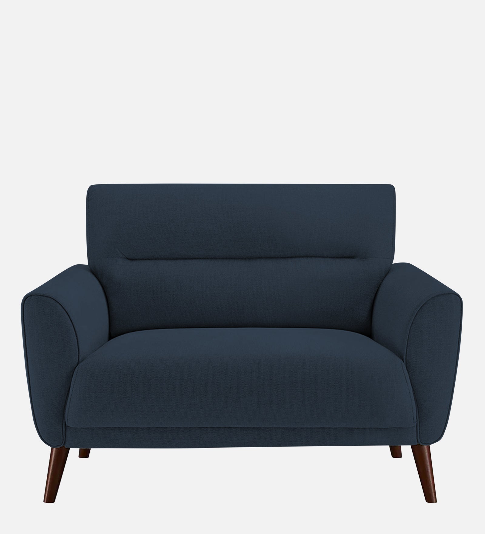 Castro Fabric 1 Seater Sofa In Denim Blue Colour - Febonic Living