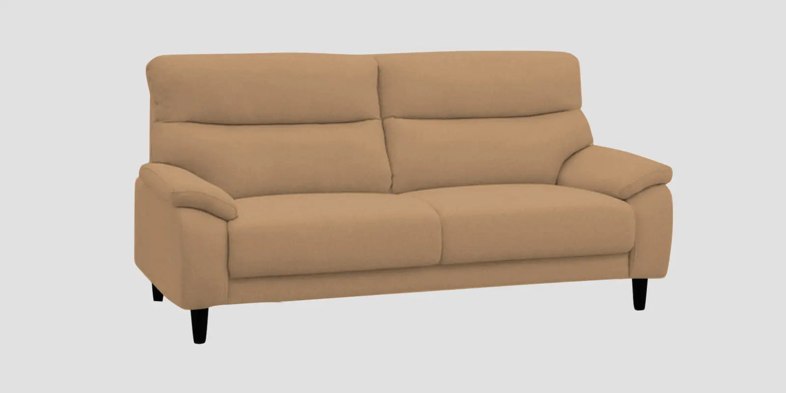 Zibby Fabric 2 Seater Sofa In Copper Brown Colour Febonic Living