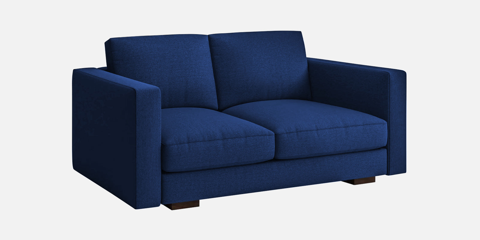 Messy Fabric 2 Seater Sofa In Royal Blue Colour - Febonic Living