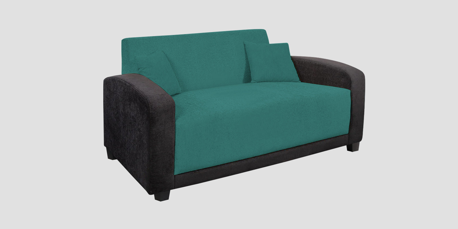 Alex Fabric 2 Seater Sofa In Sea Green Colour - Febonic Living
