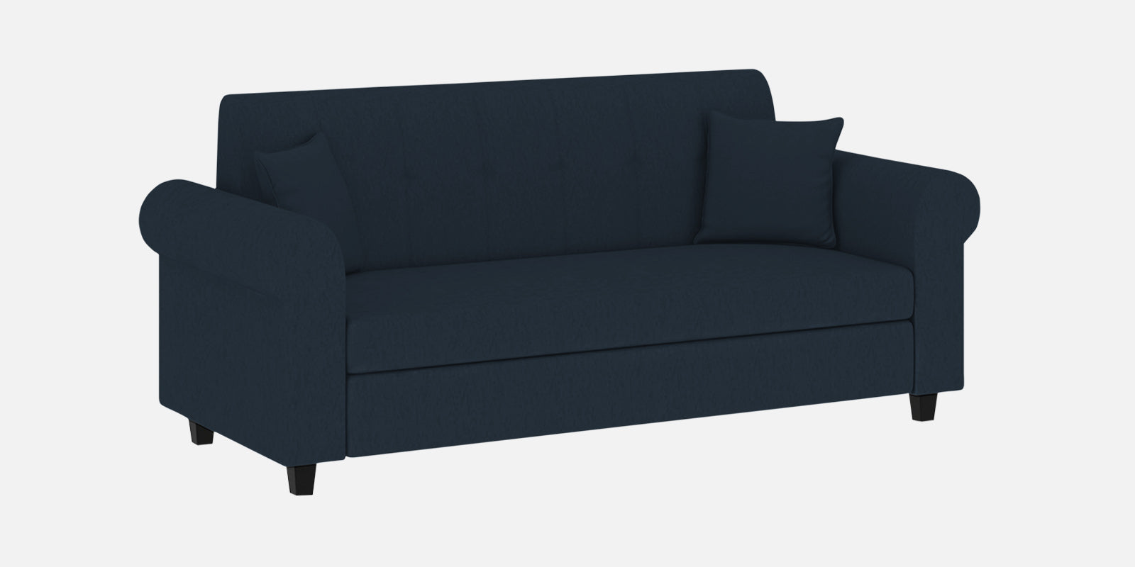Derado Fabric 3 Seater Sofa In Denim Blue Colour - Febonic Living