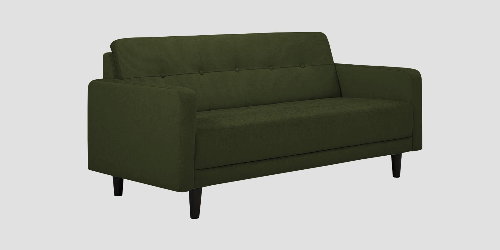 Noha Fabric 2 Seater Sofa In Olive Green Colour - Febonic Living