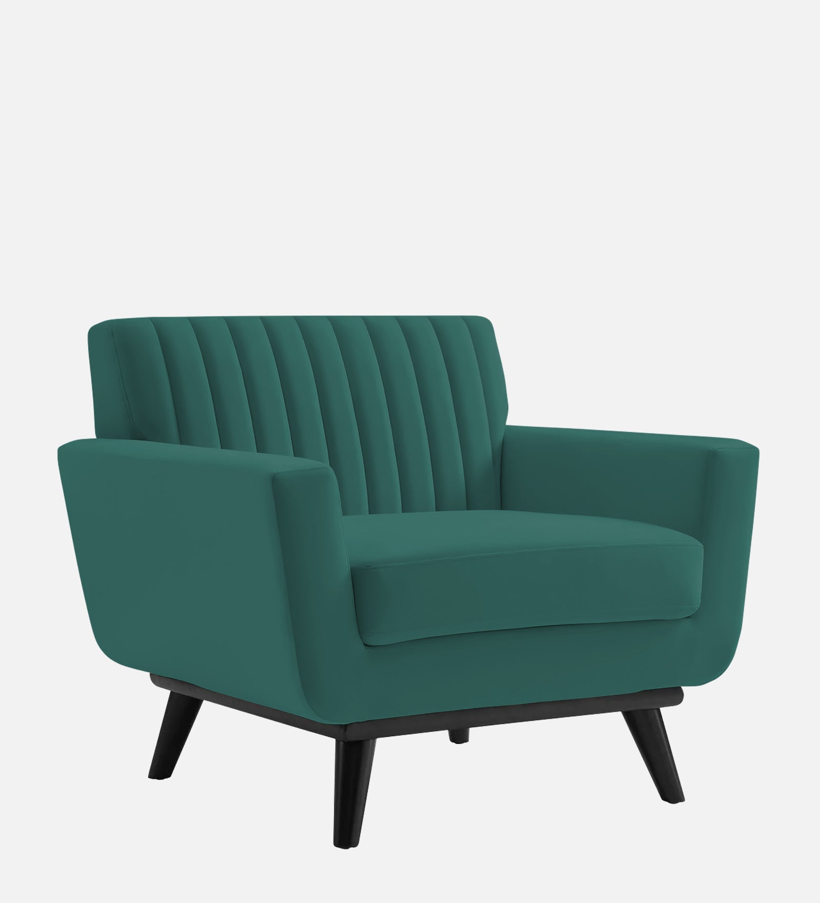 Tucker Velvet 1 Seater Sofa In Pine Green Colour - Febonic Living