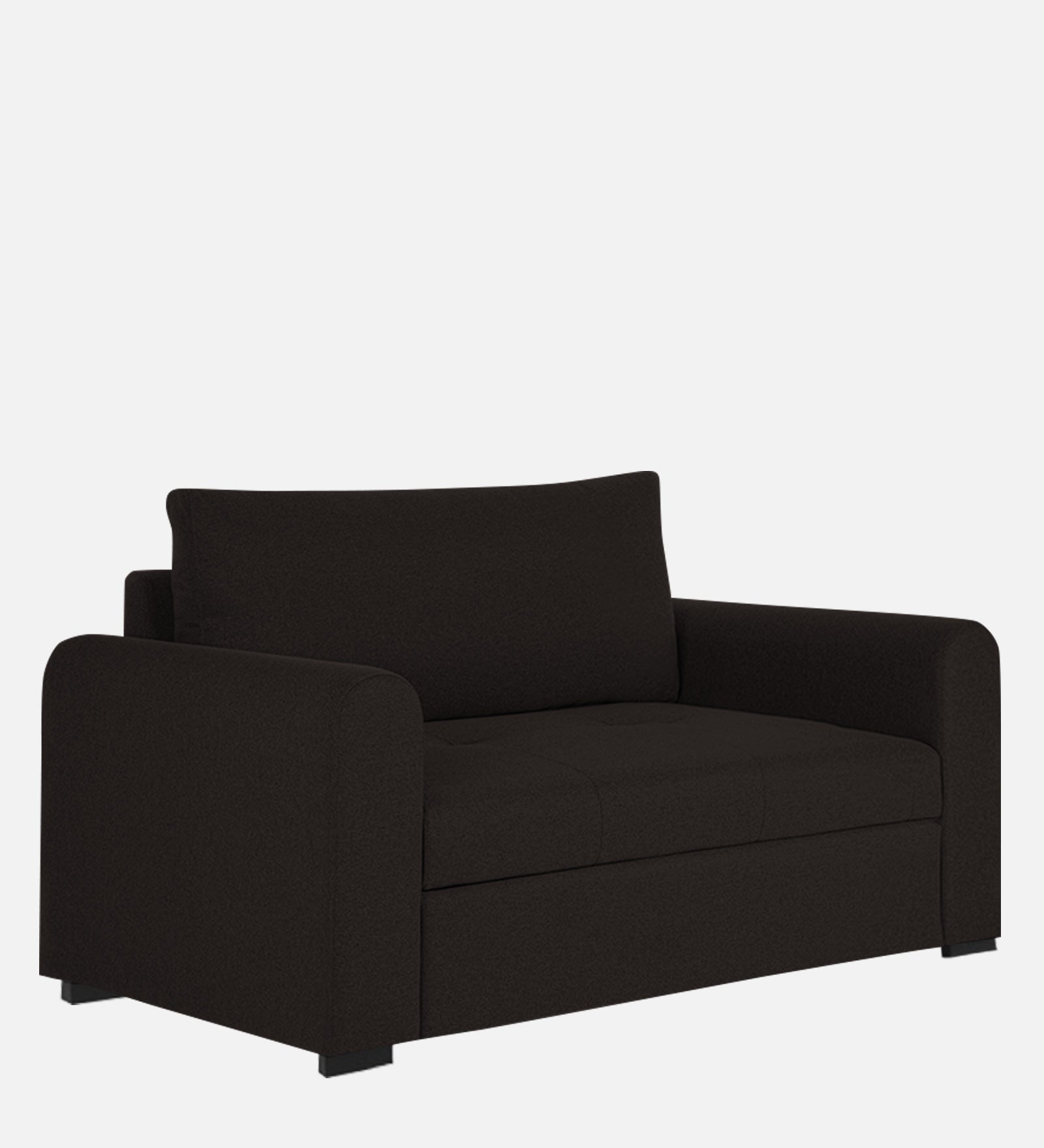 Sigma Fabric 1 Seater Sofa In Cara Brown Colour - Febonic Living