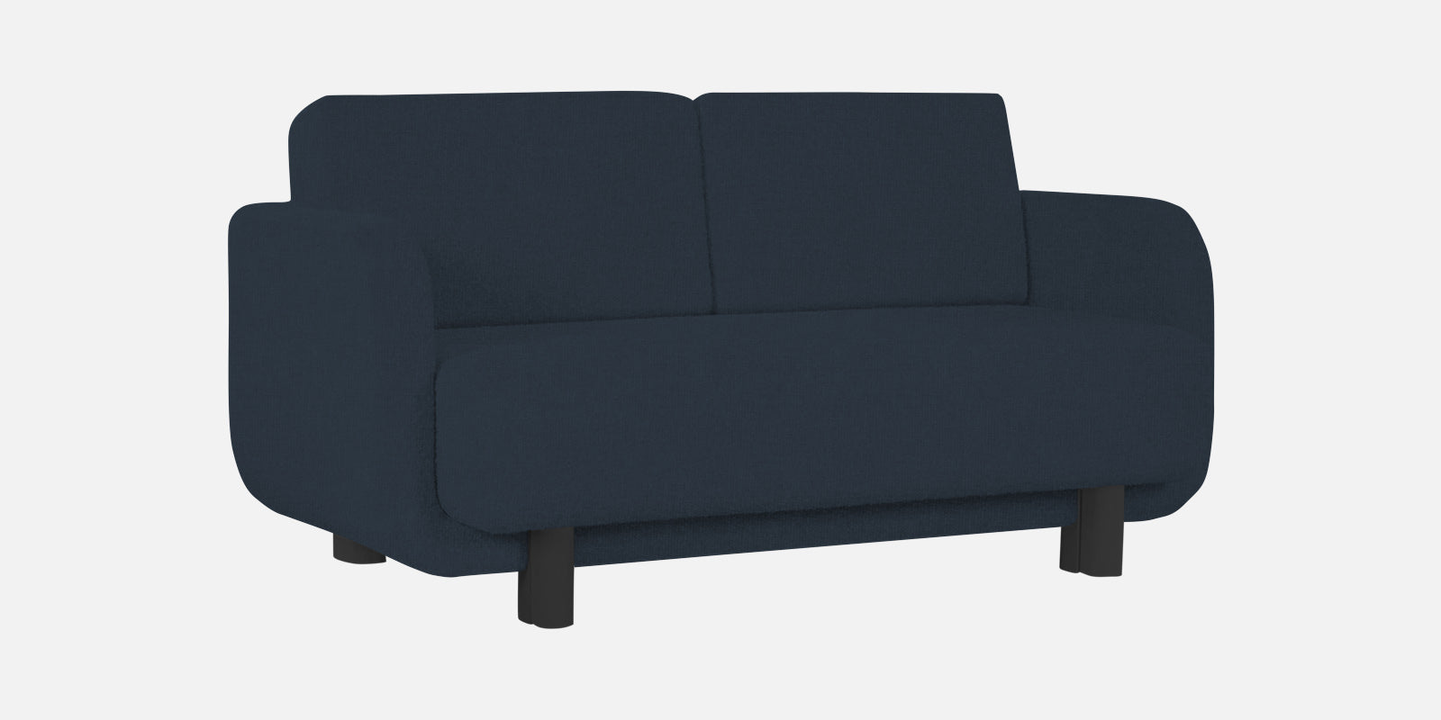 Varu Fabric 2 Seater Sofa In Denim Blue Colour - Febonic Living
