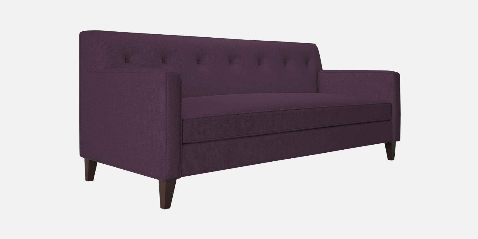 Miller Fabric 3 Seater Sofa In Greek Purple Colour - Febonic Living