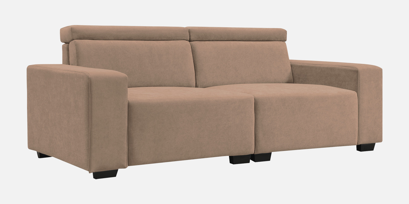 Hiro Fabric 2 Seater Sofa In wheat Beige Colour - Febonic Living