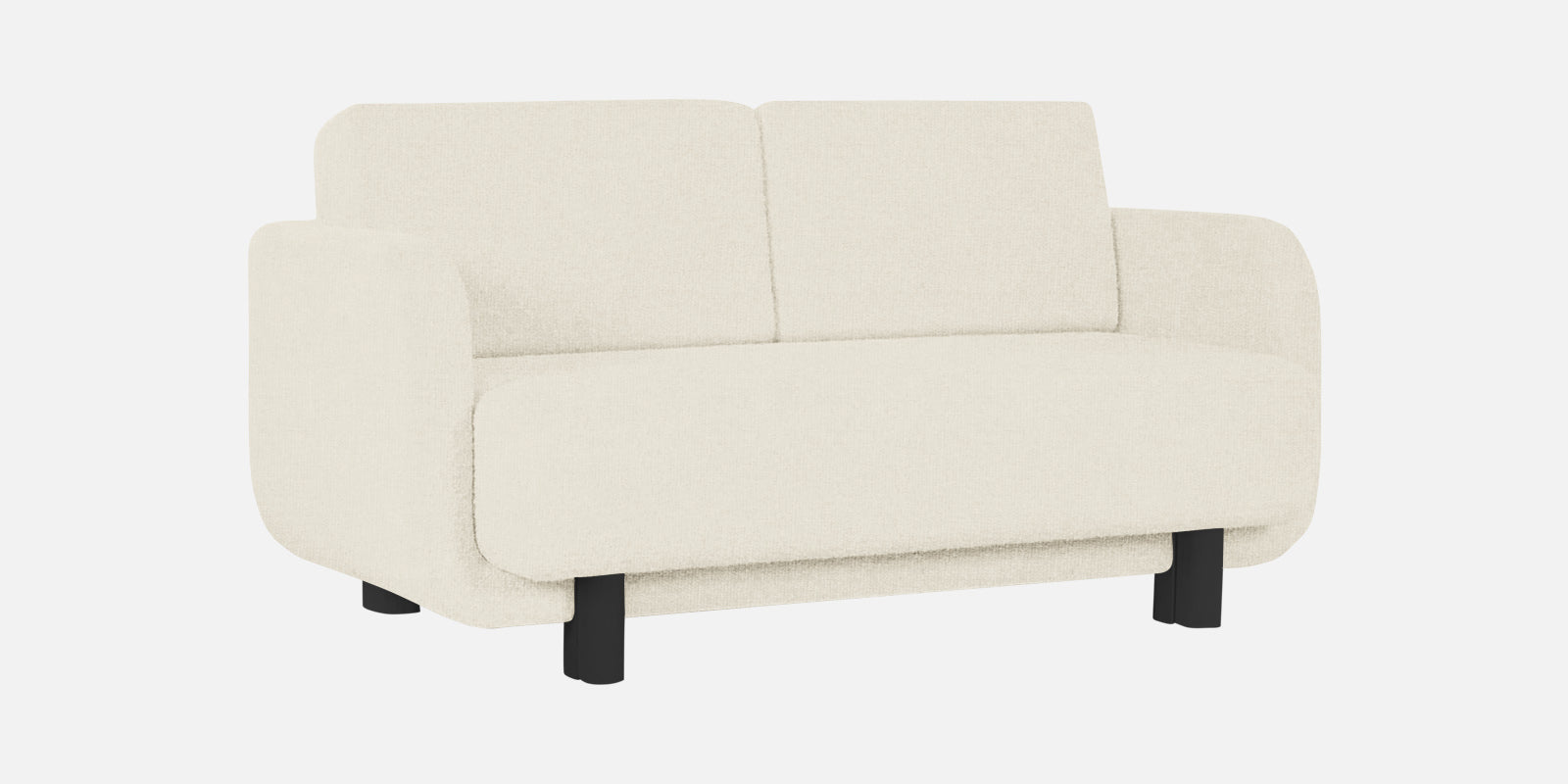 Varu Fabric 2 Seater Sofa In Ivory Cream Colour - Febonic Living