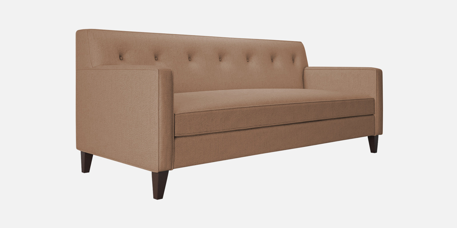 Miller Fabric 3 Seater Sofa In Cosmic Beige Colour - Febonic Living