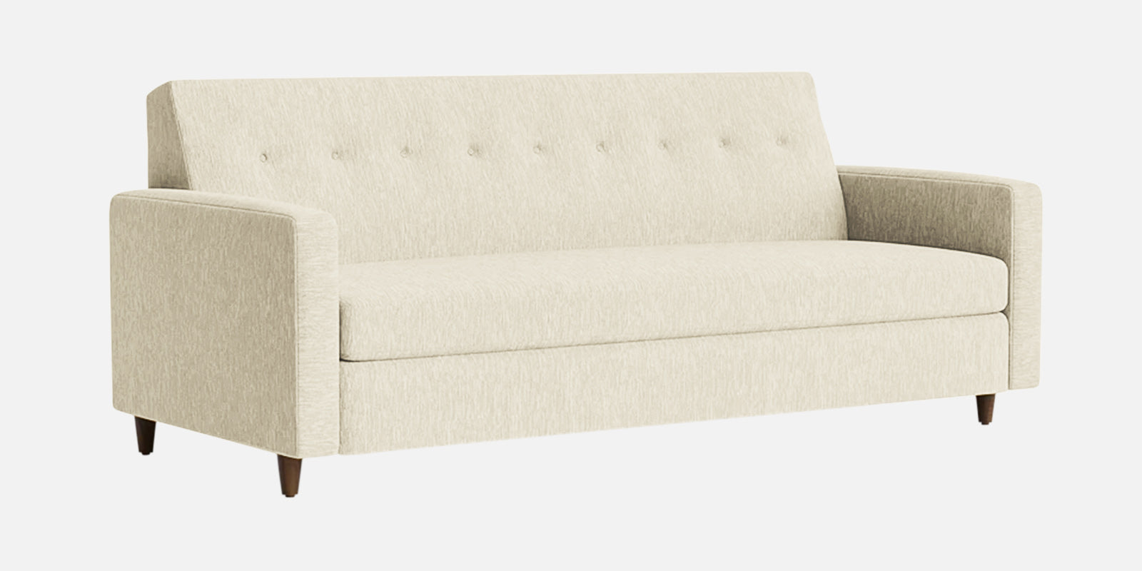 Timon Fabric 2 Seater Sofa In Ivory Cream Colour - Febonic Living
