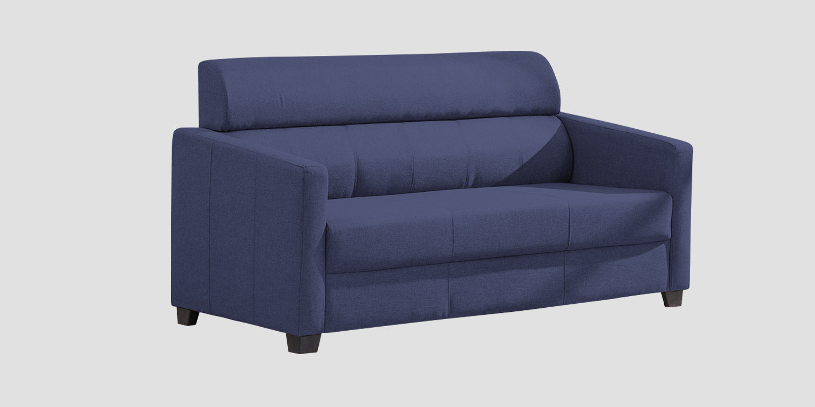 Devo Fabric 3 Seater Sofa In Slate Blue Colour - Febonic Living