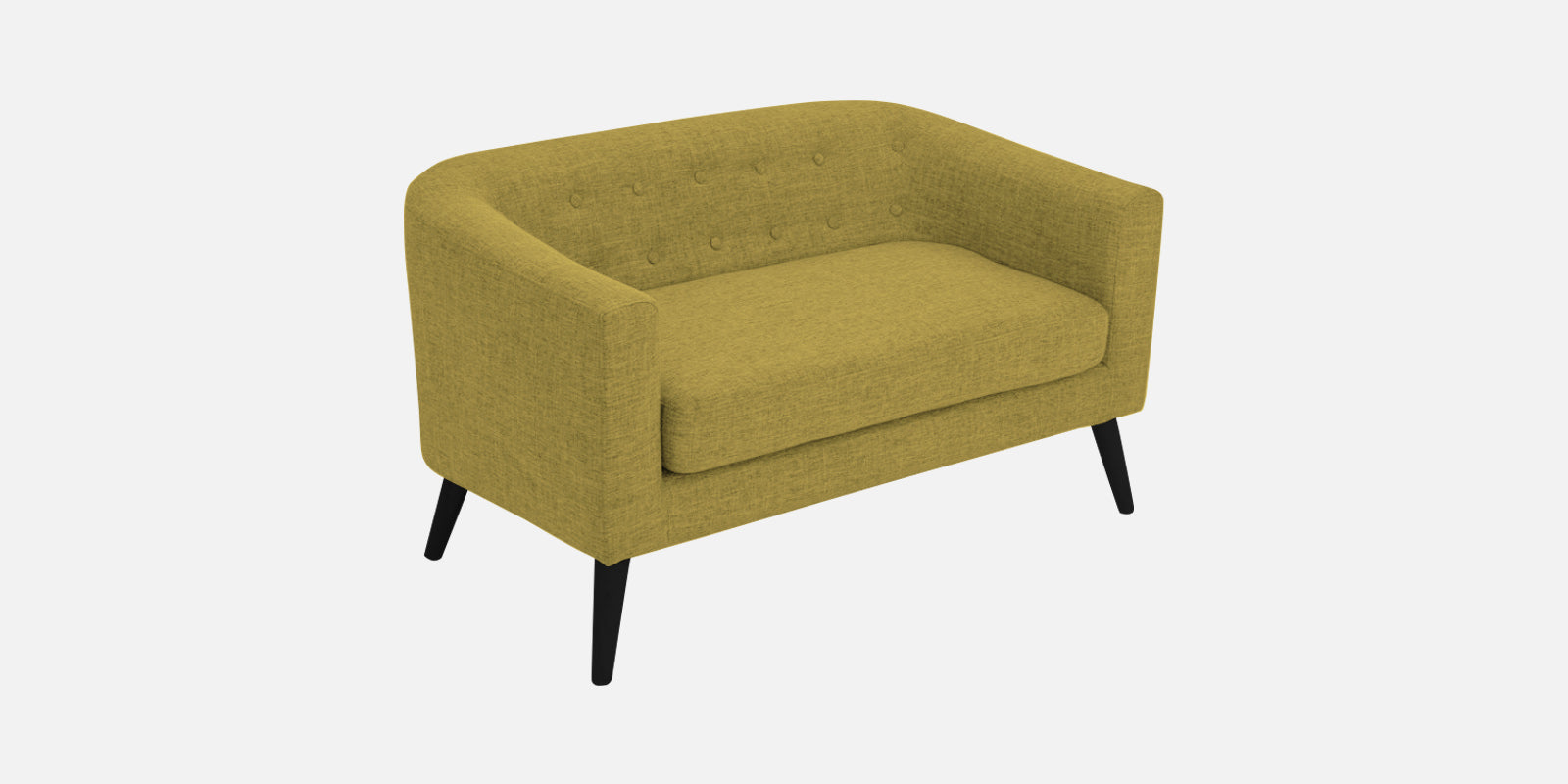 Casper Fabric 2 Seater Sofa In Parrot Green Colour - Febonic Living
