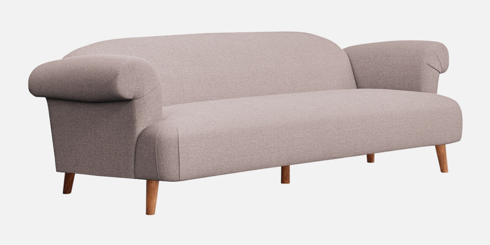 Barber Fabric 3 Seater Sofa In Almond Beige Colour - Febonic Living