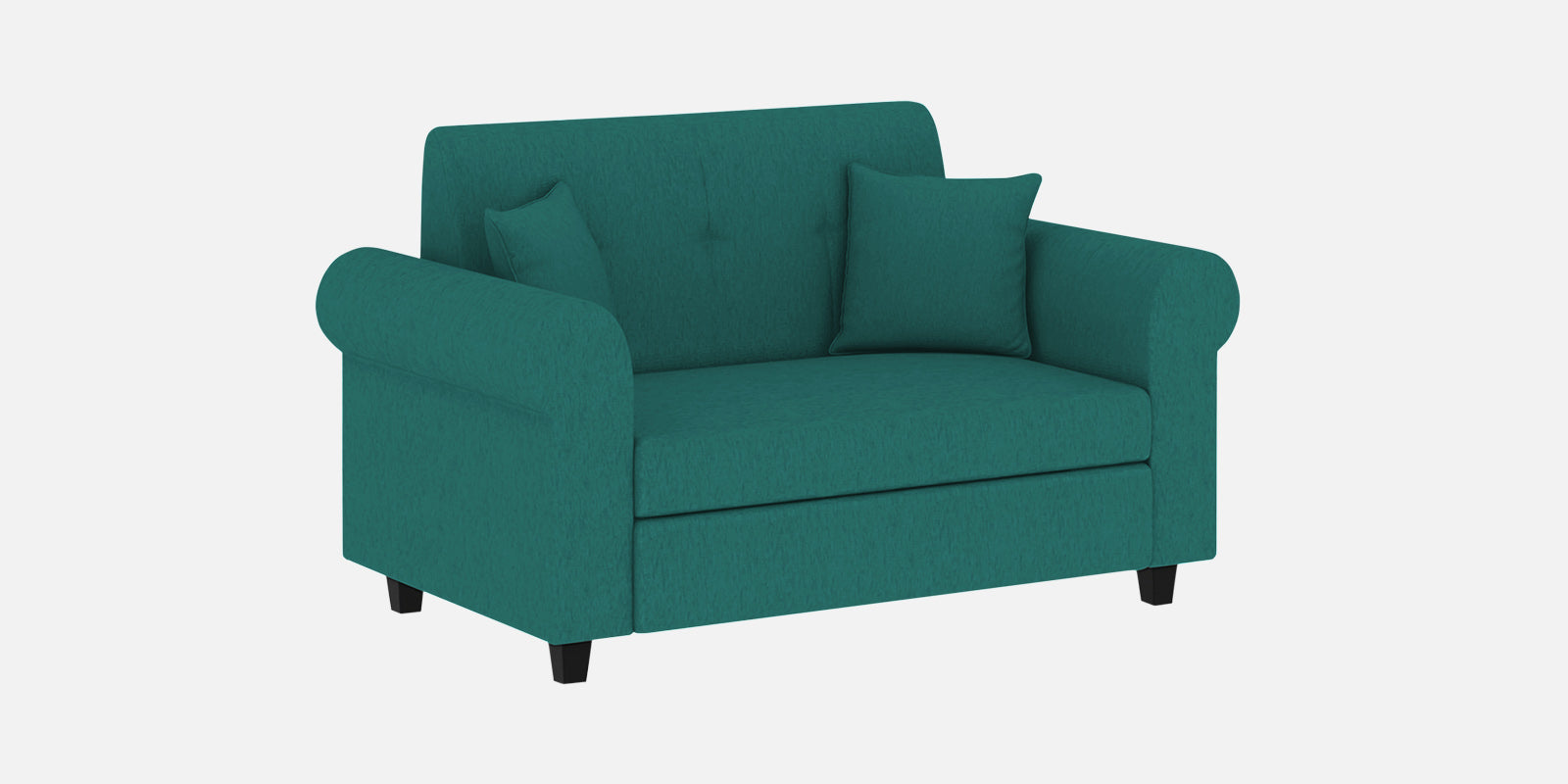 Derado Fabric 2 Seater Sofa In Sea Green Colour - Febonic Living
