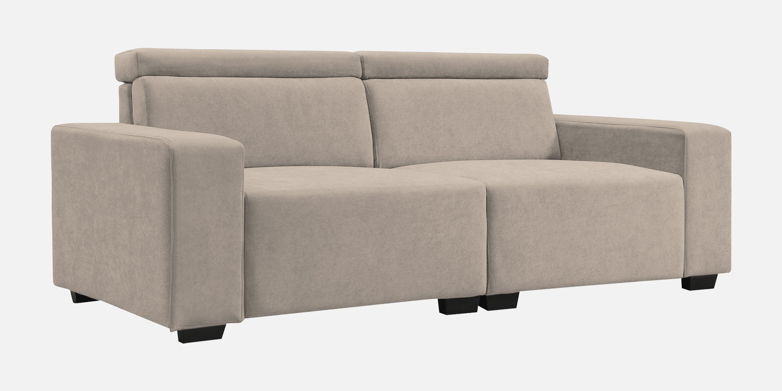 Hiro Fabric 2 Seater Sofa In Oat Beige Colour - Febonic Living