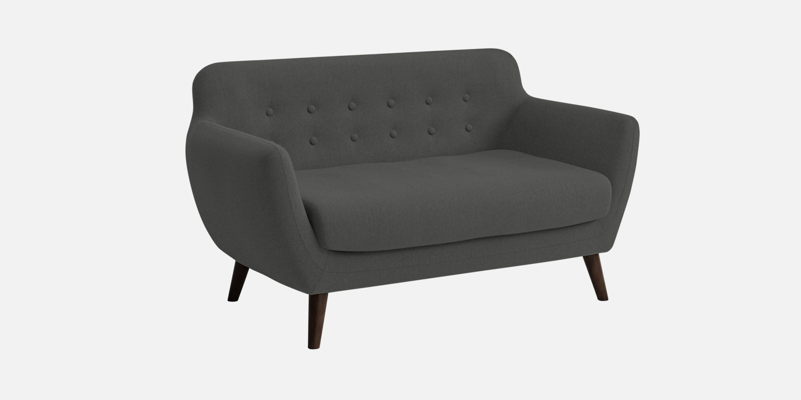 Goofy Fabric 2 Seater Sofa In Stone Grey Colour - Febonic Living