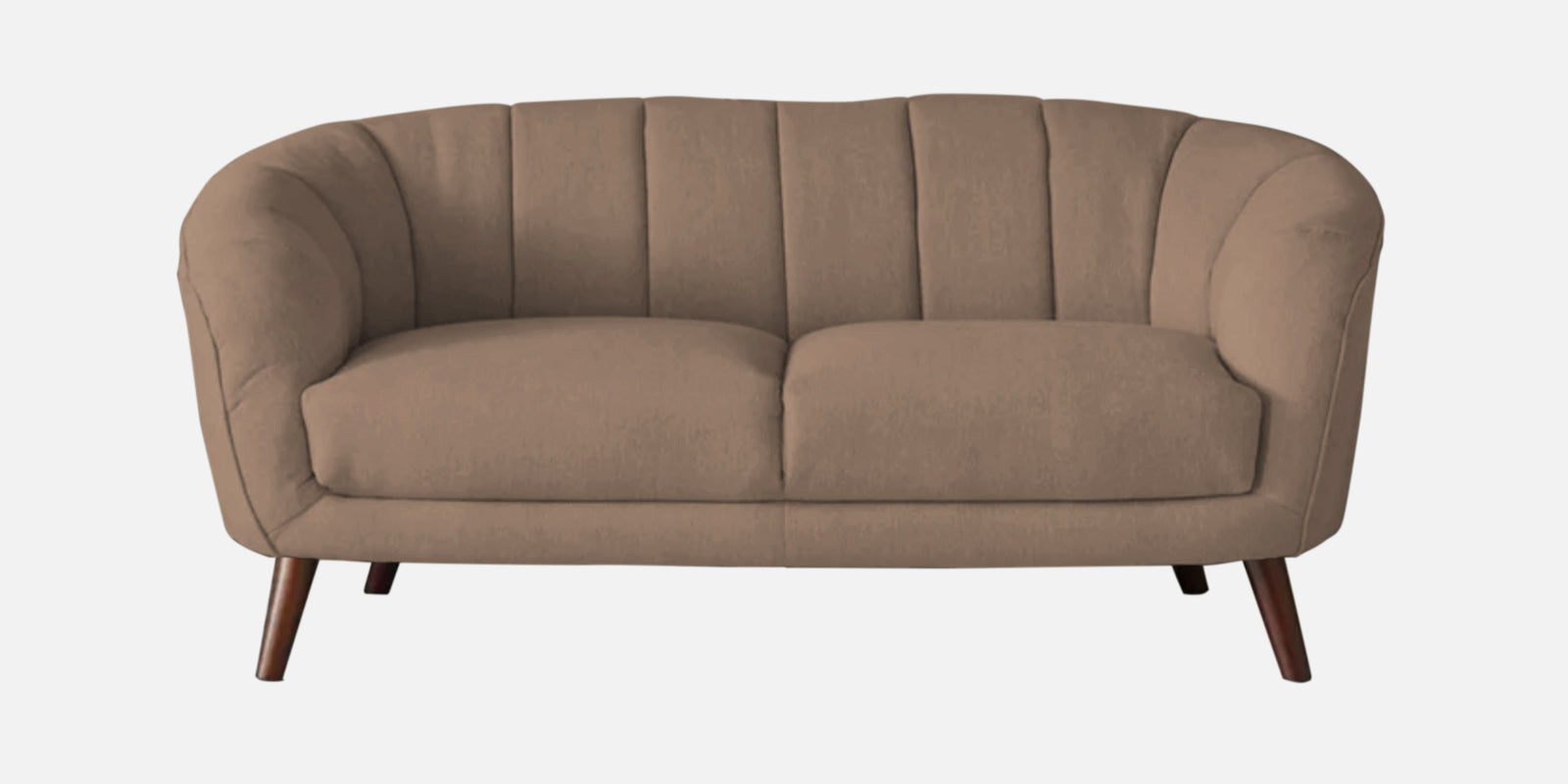 Benjamin Fabric 2 Seater Sofa In Cookie Beige Colour - Febonic Living