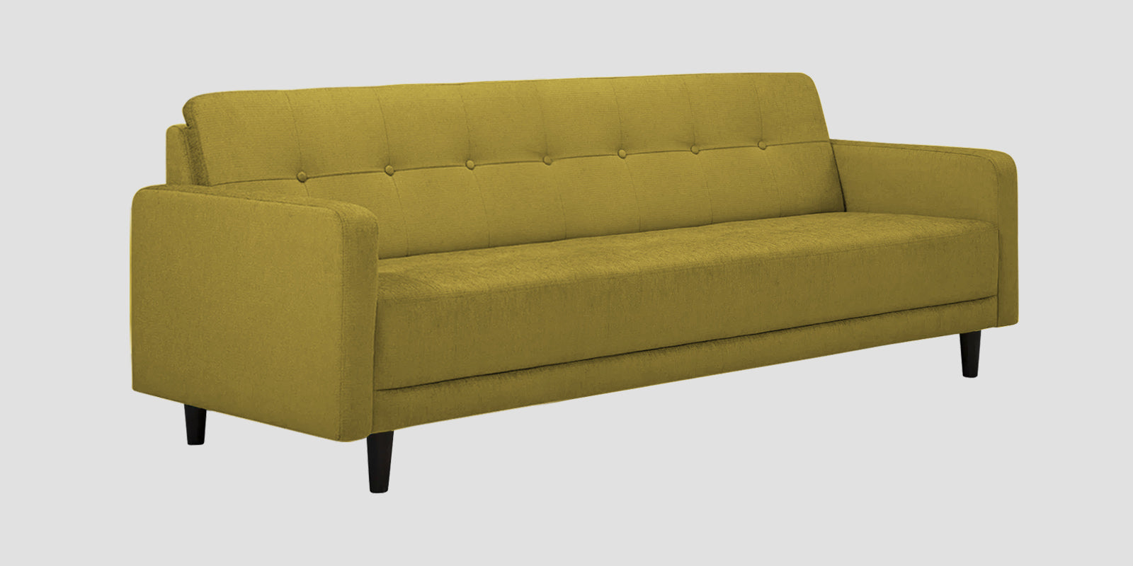 Noha Fabric 3 Seater Sofa In Parrot Green Colour - Febonic Living