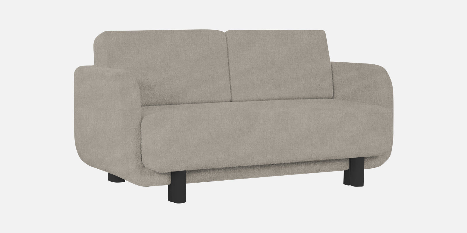 Varu Fabric 2 Seater Sofa In Ash Grey Colour - Febonic Living