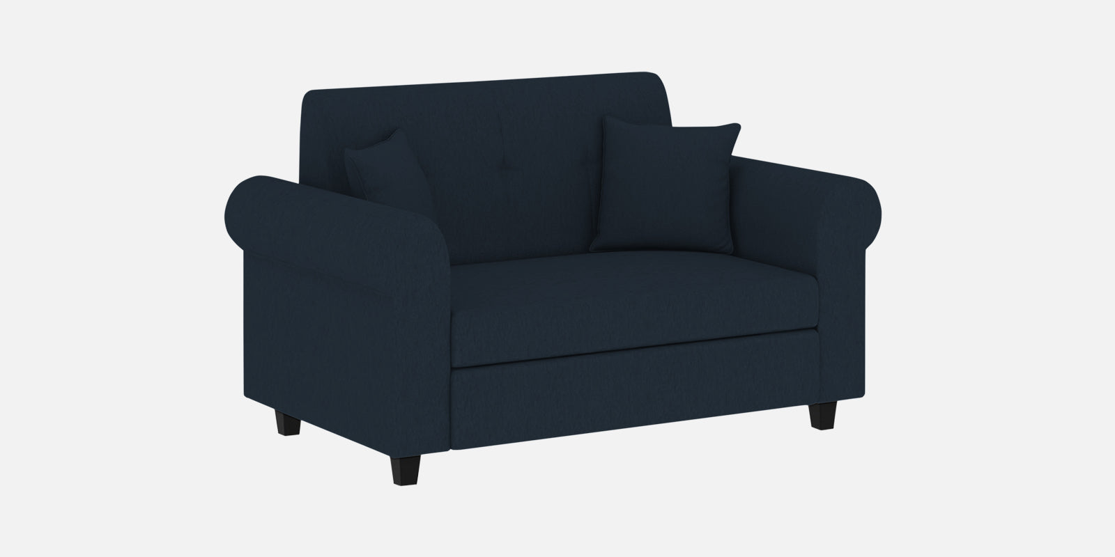 Derado Fabric 2 Seater Sofa In Denim Blue Colour - Febonic Living