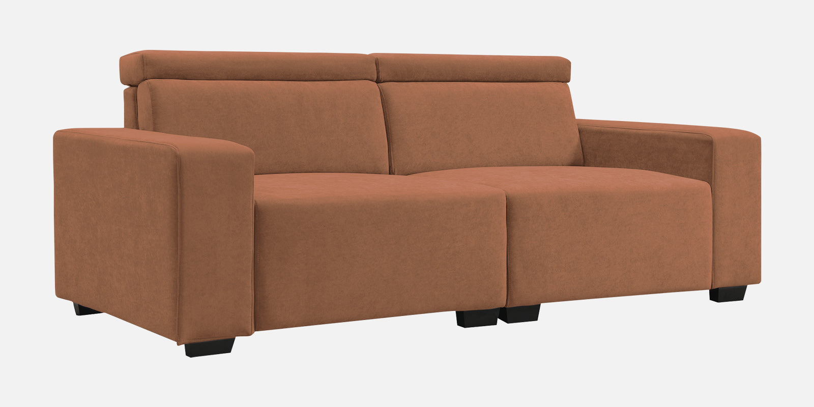 Hiro Fabric 2 Seater Sofa In Caramel Beige Colour - Febonic Living