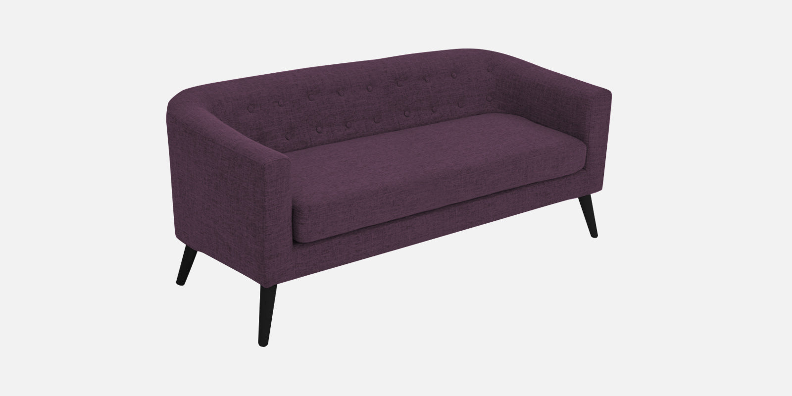 Casper Fabric 3 Seater Sofa In Greek Purple Colour - Febonic Living