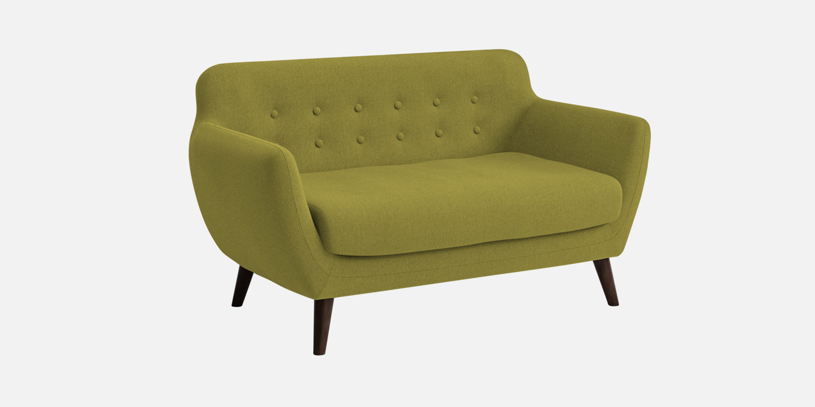 Goofy Fabric 2 Seater Sofa In Kelly Green Colour - Febonic Living