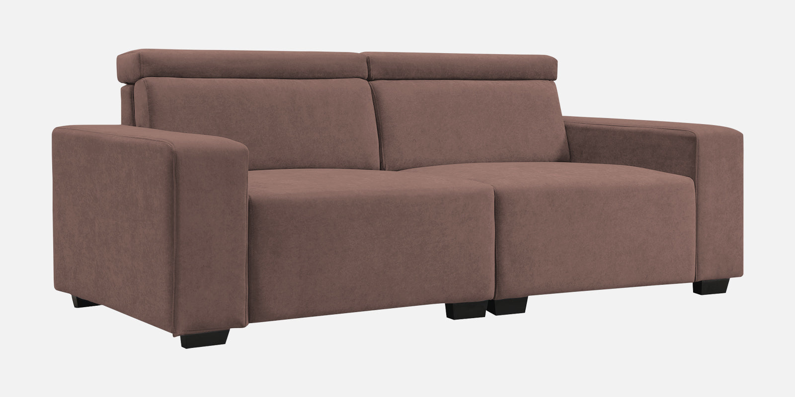 Hiro Fabric 2 Seater Sofa In Berry Wine Colour - Febonic Living