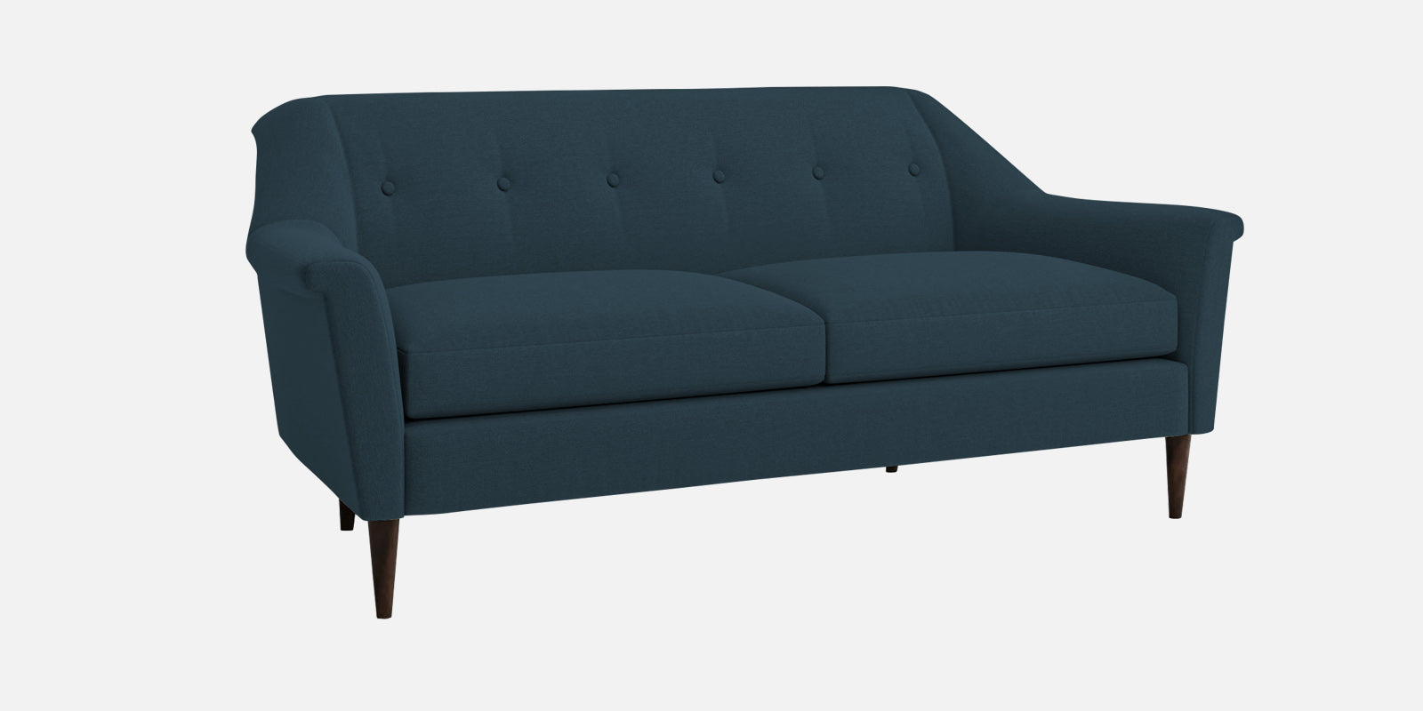 Homer Fabric 3 Seater Sofa In Cool Blue Colour - Febonic Living