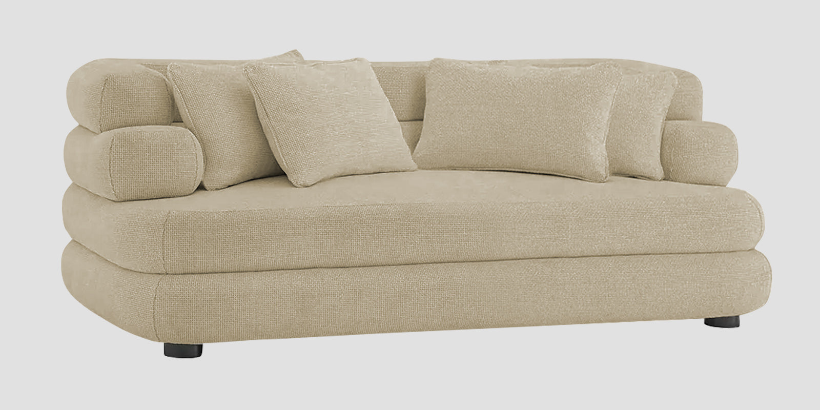 Wener Fabric 2 Seater Sofa In Honey Beige Colour - Febonic Living