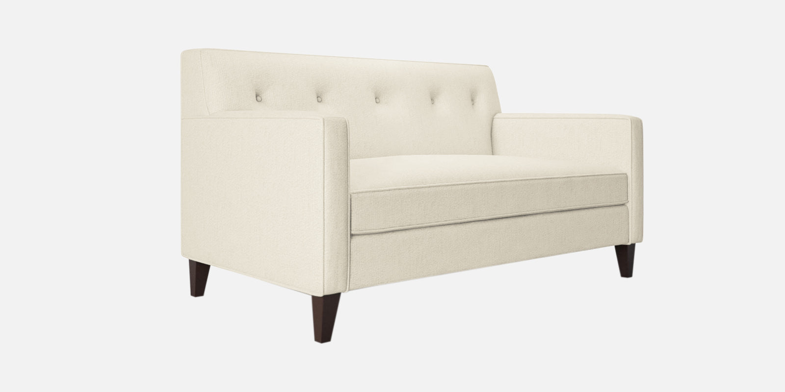 Miller Fabric 2 Seater Sofa In Ivory Cream Colour - Febonic Living