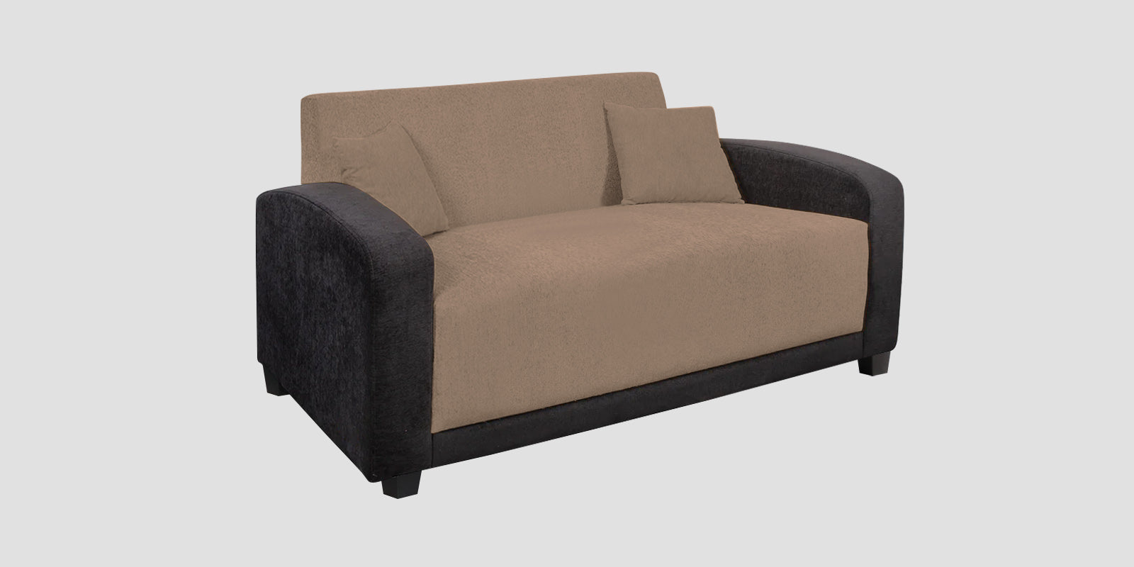 Alex Fabric 2 Seater Sofa In Cookie Beige Colour - Febonic Living