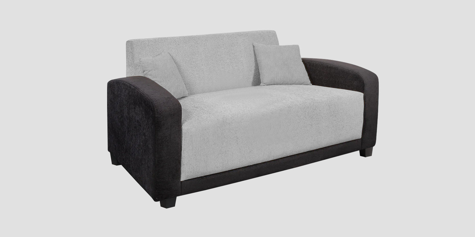 Alex Fabric 2 Seater Sofa In Lit Grey Colour - Febonic Living