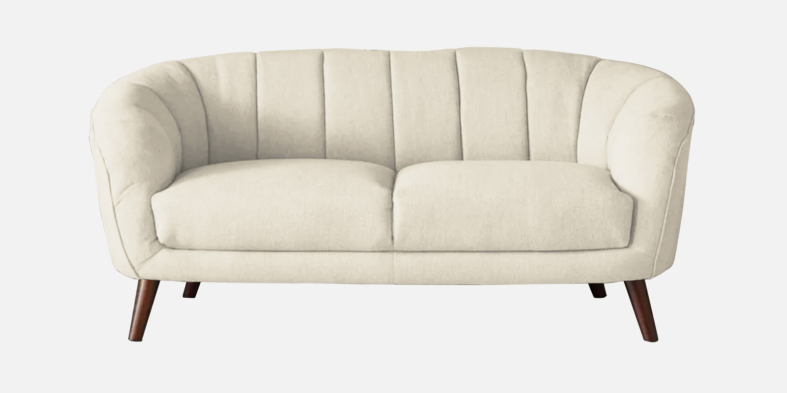 Benjamin Fabric 2 Seater Sofa In Ivory Cream Colour - Febonic Living