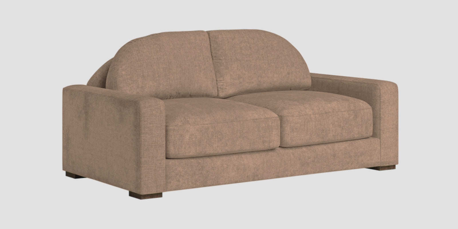 Dara Fabric 2 Seater Sofa In Cookie Beige Colour - Febonic Living