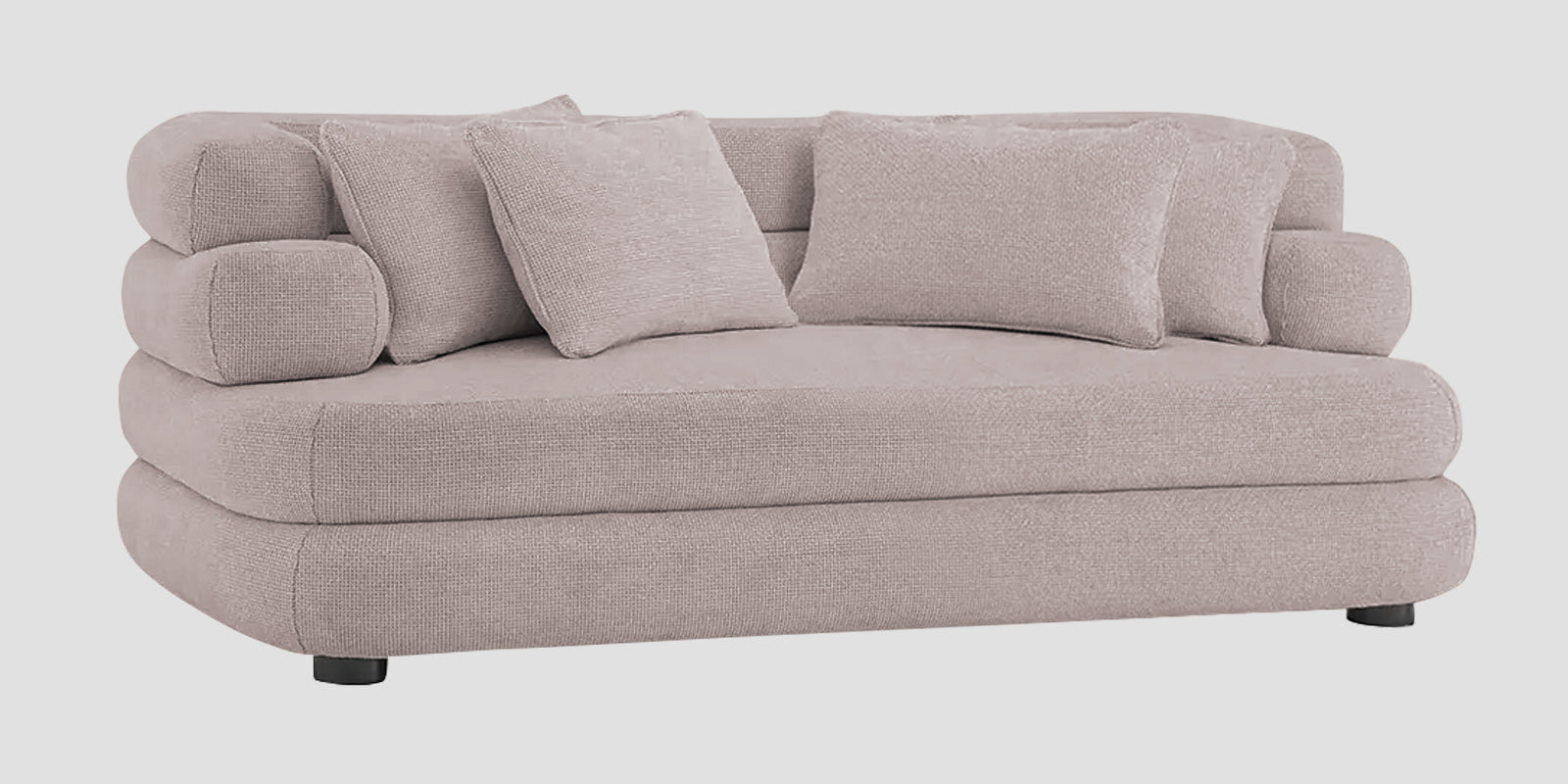 Wener Fabric 2 Seater Sofa In Almond Beige Colour