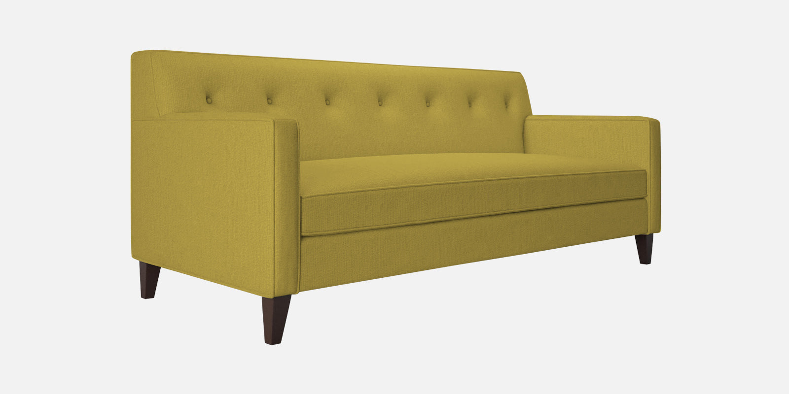 Miller Fabric 3 Seater Sofa In Parrot Green Colour - Febonic Living