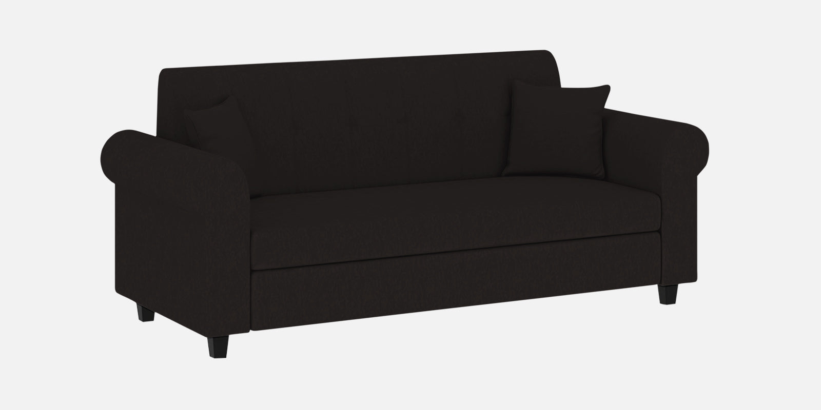 Derado Fabric 3 Seater Sofa In Cara Brown Colour - Febonic Living